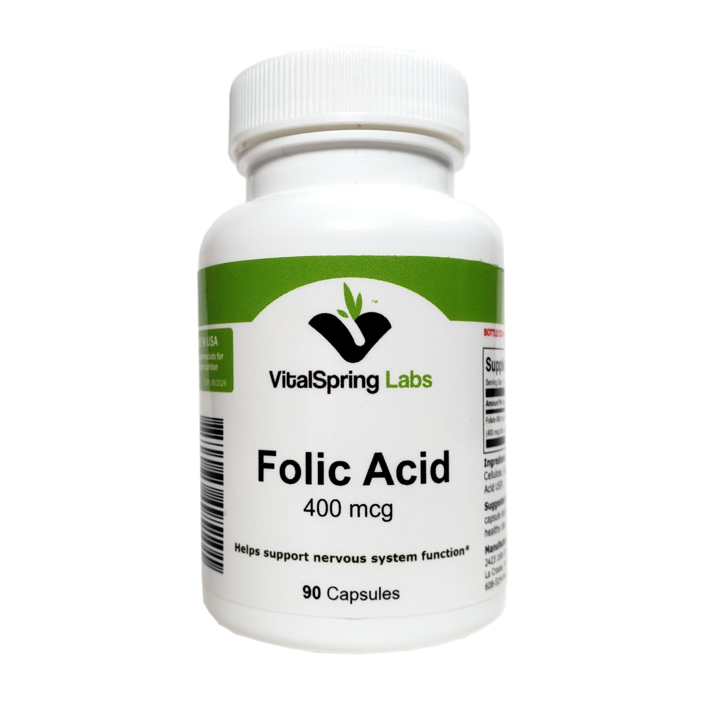 Folic Acid 400mcg Capsules