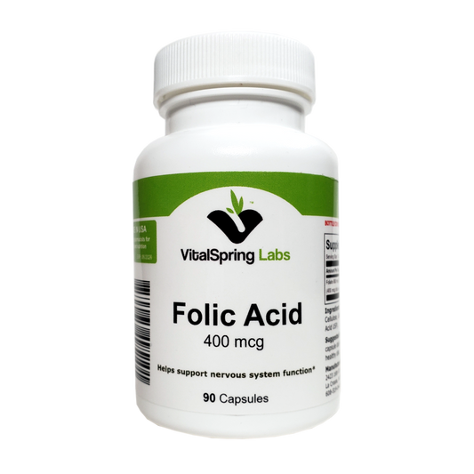 Folic Acid 400mcg Capsules